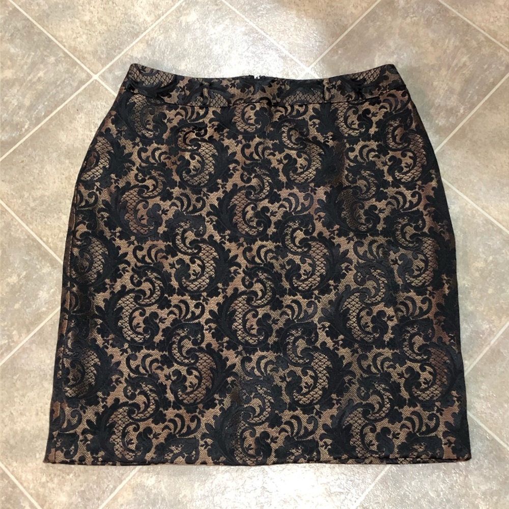 Worthington Damask Skirt